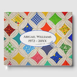 Livro De Visitas Memorial Service Cathedral Window Quilt Pattern 