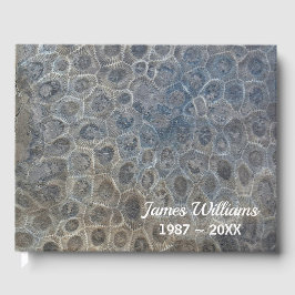 Livro De Visitas Michigan Petoskey Stone Design 