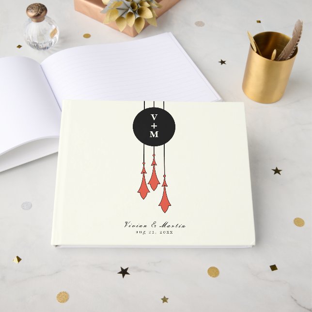 Livro De Visitas Midnight Autumn Wedding (Frente aberta)