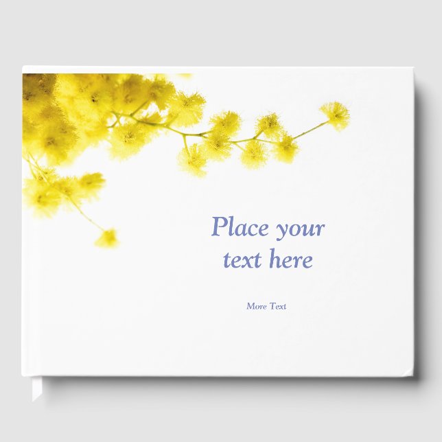 Livro De Visitas Mimosa (Frente)