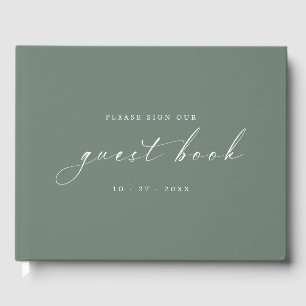 Livro de Visitas Minimalista Sea Spray para Casame