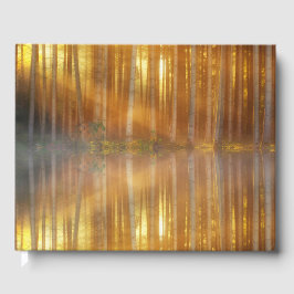 Livro De Visitas Misty Forest Scene