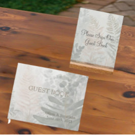 Livro De Visitas Misty Forest Wedding Guest Book