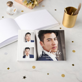 Livro De Visitas Modern 3 Photo Graduation