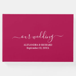 Livro De Visitas Modern Boho Floral Wedding