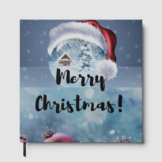 Livro De Visitas Modern funny cute Christmas reindeer      (Frente)