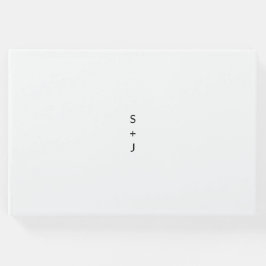 Livro De Visitas Modern Wedding