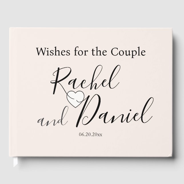 Livro De Visitas Modern Wedding (Frente)