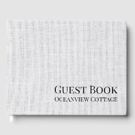 Livro De Visitas Moderna Minimalista de Aluguer de Férias Airbnb