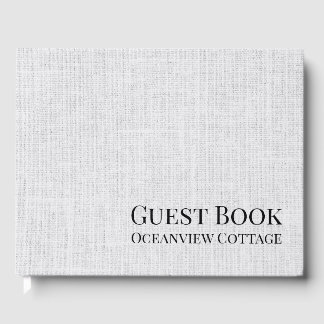 Livro De Visitas Moderna Minimalista de Aluguer de Férias Airbnb