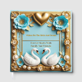 Livro De Visitas Moldura de Casamento de Cisne Para Decoração de Ca