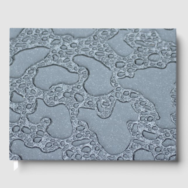 Livro De Visitas Molhado de chuva (gotas de chuva) (Frente)