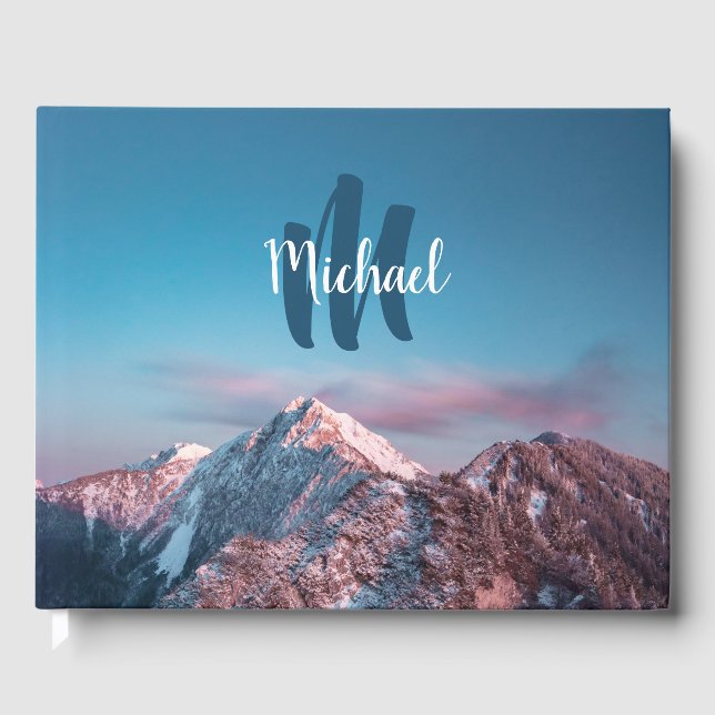 Livro De Visitas Monograma do céu magnético Storžič Eslovênia (Frente)