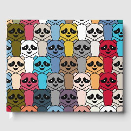 Livro De Visitas Monster Panda