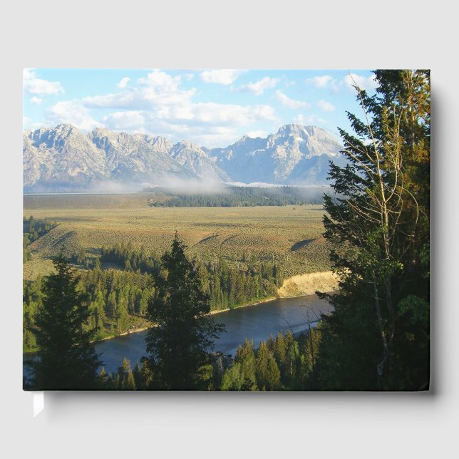 Livro De Visitas Montanhas e Rio Jackson Hole (Frente)