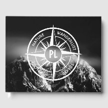 Montes dramáticos do emblema da estrela da Compass