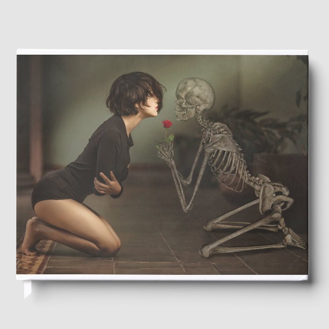 Livro De Visitas Morte e jovem mulher (Frente)