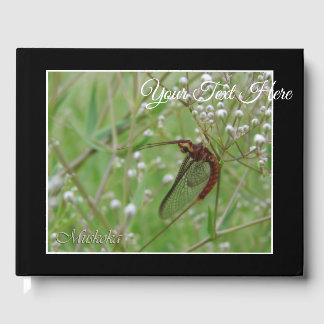 Livro De Visitas Moskoka Shadfly (Flor Branca)