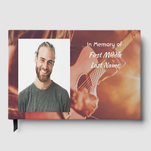 Livro de Visitas Música Músico Guitarra