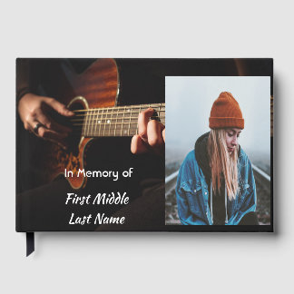 Livro de Visitas Músico Guitarrista Música