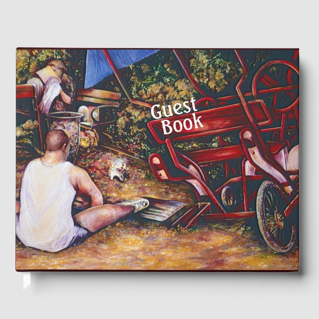 Livro De Visitas Não esqueça o alho (Frente)