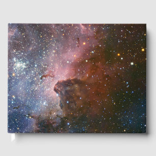 Livro De Visitas Nebulosa Carina Vermelha e Azul do Telescópio Hubb