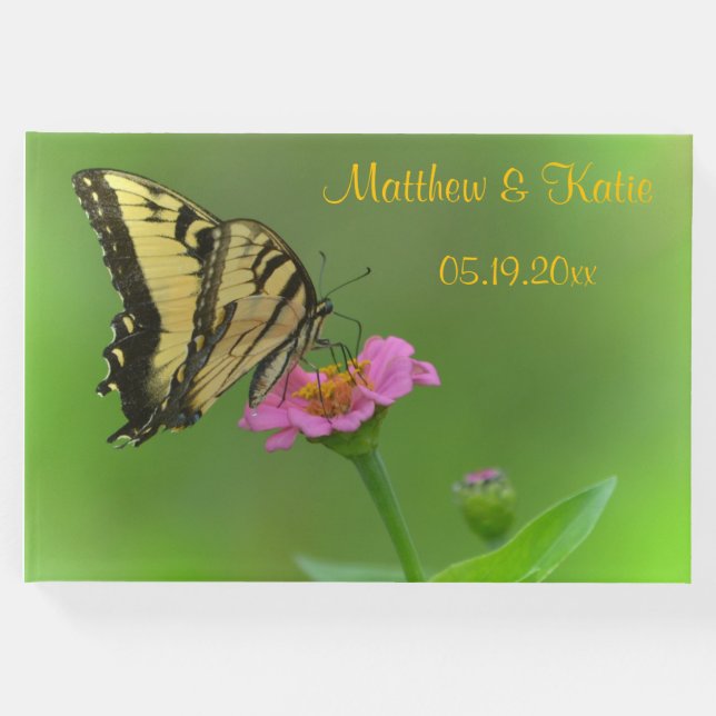 Livro De Visitas Néctar de Coleta de Borboletas (Frente)