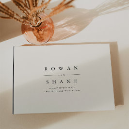 Livro De Visitas Negra Clássica e Casamento Ecru