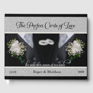 Livro De Visitas Negra Tuxes Gay Casando Dois Alcates Fotos