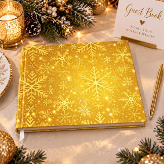 Livro De Visitas Neve Dourada