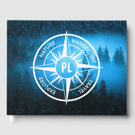 Livro De Visitas Névoa emblem monograma em estrela de pântano