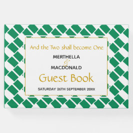 Livro De Visitas NIGERIA FLAG Christian Scripture Wedée nigeriano