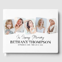 No Funeral de Colagem de Fotos de Memória Adorável