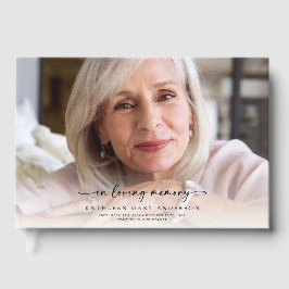 Livro De Visitas No Loving Memory Cheio Photo Funeral
