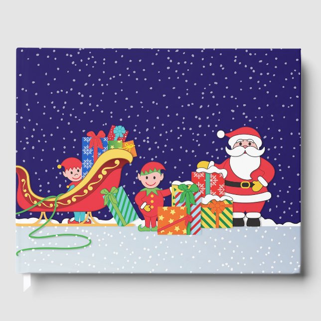 Livro De Visitas Noite antes do Natal (Frente)