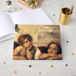 Livro De Visitas Noiva Anjos da Madona Sixtina por Rafael