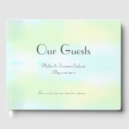 Livro De Visitas Noivos Elegantes Amarelos Amarelos