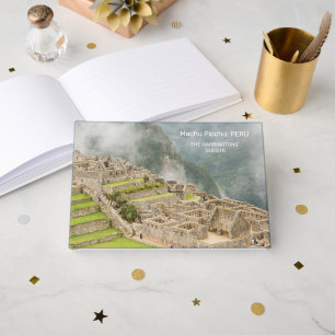 Livro De Visitas Nome personalizado e texto Peru Machu Picchu