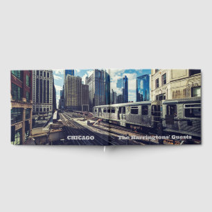 Livro De Visitas Nome Personalizado / Texto Chicago