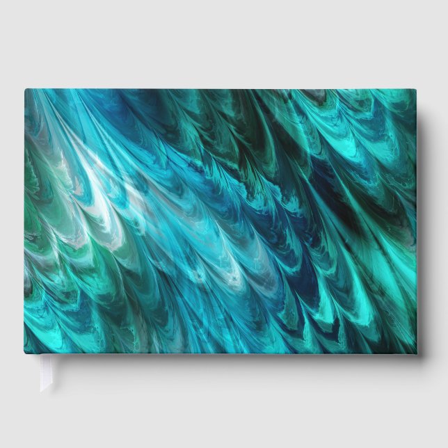 Livro De Visitas nonpareil kelpie teal : (Frente)