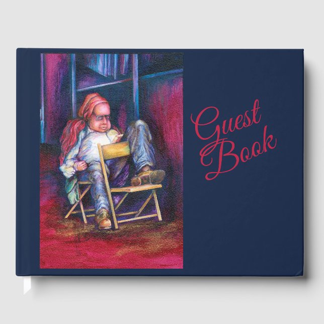 Livro De Visitas Norman prefere Desenhar no sono (Frente)