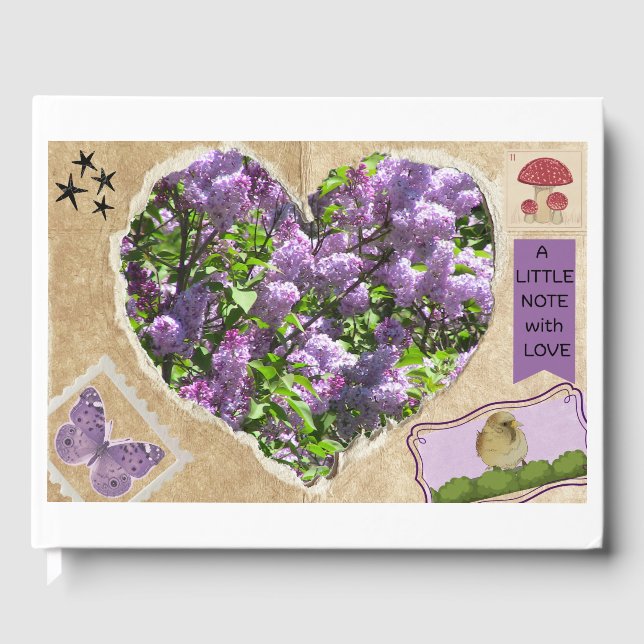 Livro De Visitas Nota com amor (Frente)