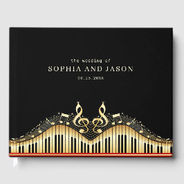 Livro De Visitas Notas Musicais e Clef