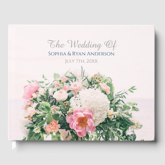 Livro De Visitas O Casamento De, Nomes E Datas, Fotografias (Frente)