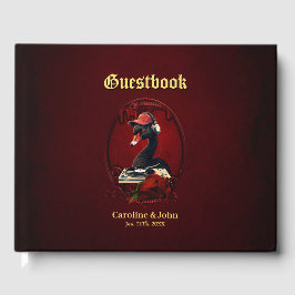 Livro De Visitas O cisne negro, simbolizando a criatividade