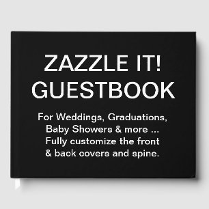 Livro De Visitas O costume personalizou o modelo vazio do Guestbook