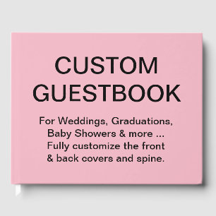 Livro De Visitas O costume personalizou o modelo vazio do Guestbook