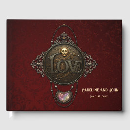Livro De Visitas O Emblema do Amor.