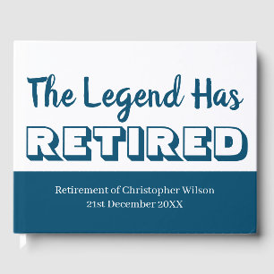 Livro De Visitas O partido de aposentadoria a legenda aposentou-se