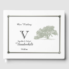 Livro De Visitas Oak Tree Plantation Weding Guest Book